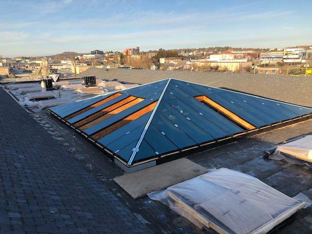 Skylight and roof framing